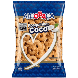 ROSQUINHA ALCOBACA 600G COCO
